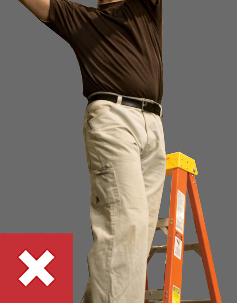 Werner Ladder Safety: Do Not Over-reach