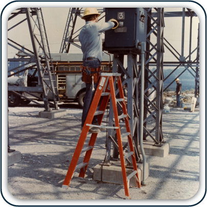 1963 Fiberglass Ladder