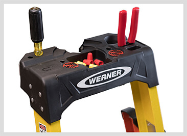 Werner LEANSAFE Ladder Contoured Top