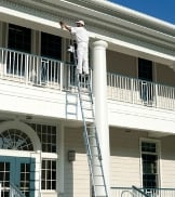 Werner Aluminum Extension Ladder Worker