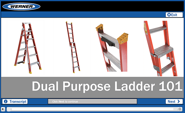 Werner Online Training: Dual Purpose Ladder 101