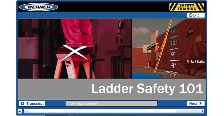 Werner Online Training: Ladder Safety 101