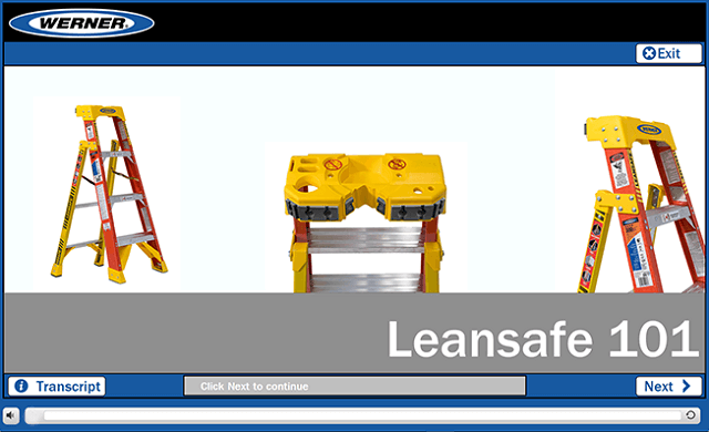 Werner Online Training: LEANSAFE Ladder 101