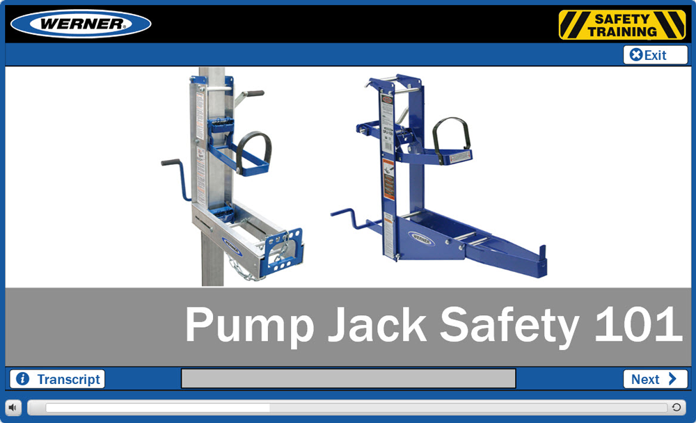 Werner Online Training: Pump Jack Safety 101