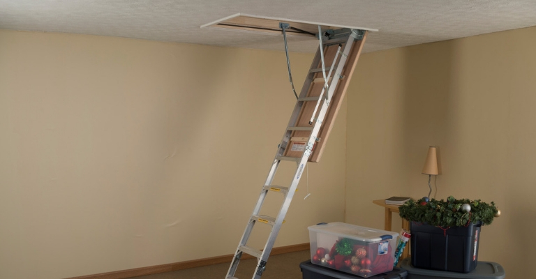 Werner-Aluminum-Attic-Ladder-Installation-Video