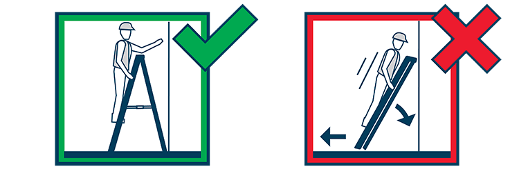 Step Ladder Safety - Do Not Lean This Step Ladder