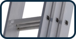 Werner Trade PRO Extension Ladder - Square-rung