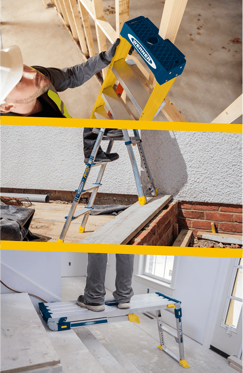 Werner Ladders - Adjustable Ladders and Adjustable Work Platforms