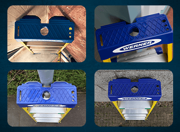 Werner LEANSAFE X3 Multi-purpose 3 in 1 Ladder - corner, stud or pole leaning