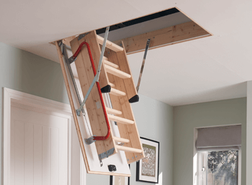 Werner Hideaway Timber Loft Ladder Space-saving Design