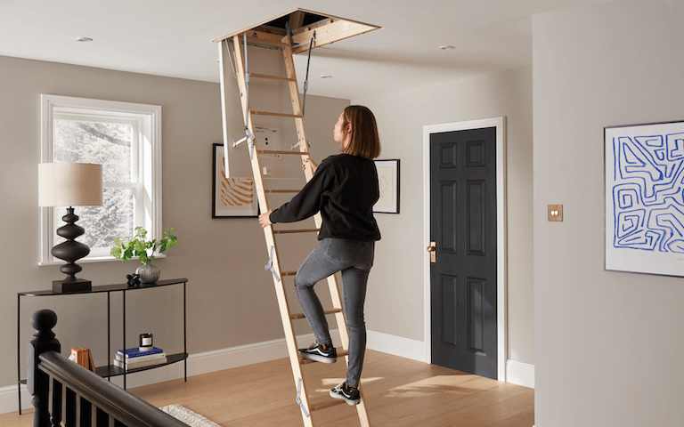 Gain access to the loft with a Werner loft ladder