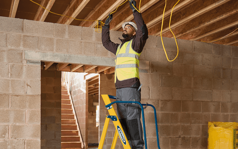 Werner Fibreglass Step Ladder Work Safely Around Electricity