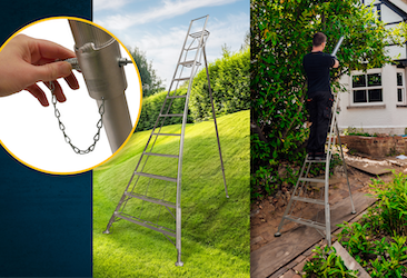 Werner Adjustable Ladders - Adjustable Tripod Ladder