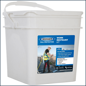 Werner EU Fall Protection Work Restraint Kit Waterproof Storage Bucket