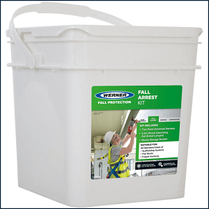 Werner Fall Arrest Kit waterproof storage bucket
