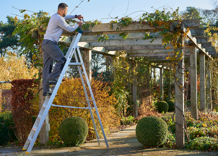 Werner Aluminium Platform Step Ladder Werner Aluminium Platform Step Ladder