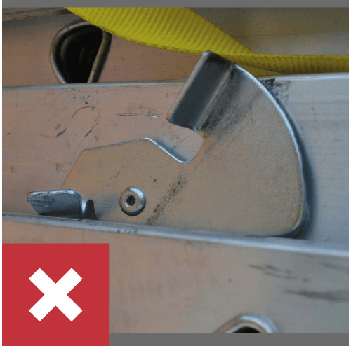 Werner Ladder Inspection Locking Catches Wrong