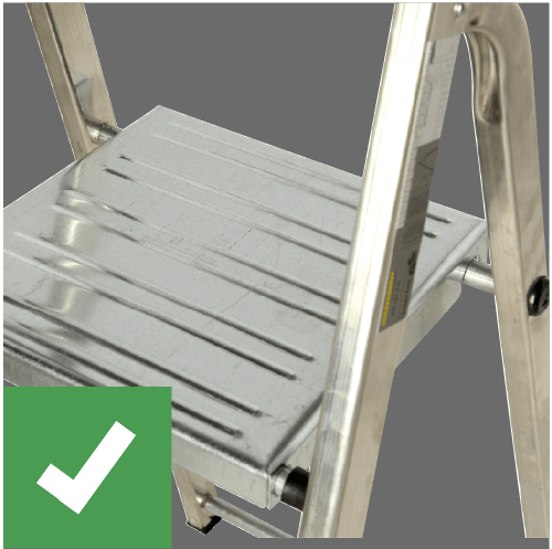 Werner Ladder Inspection Platforms Right