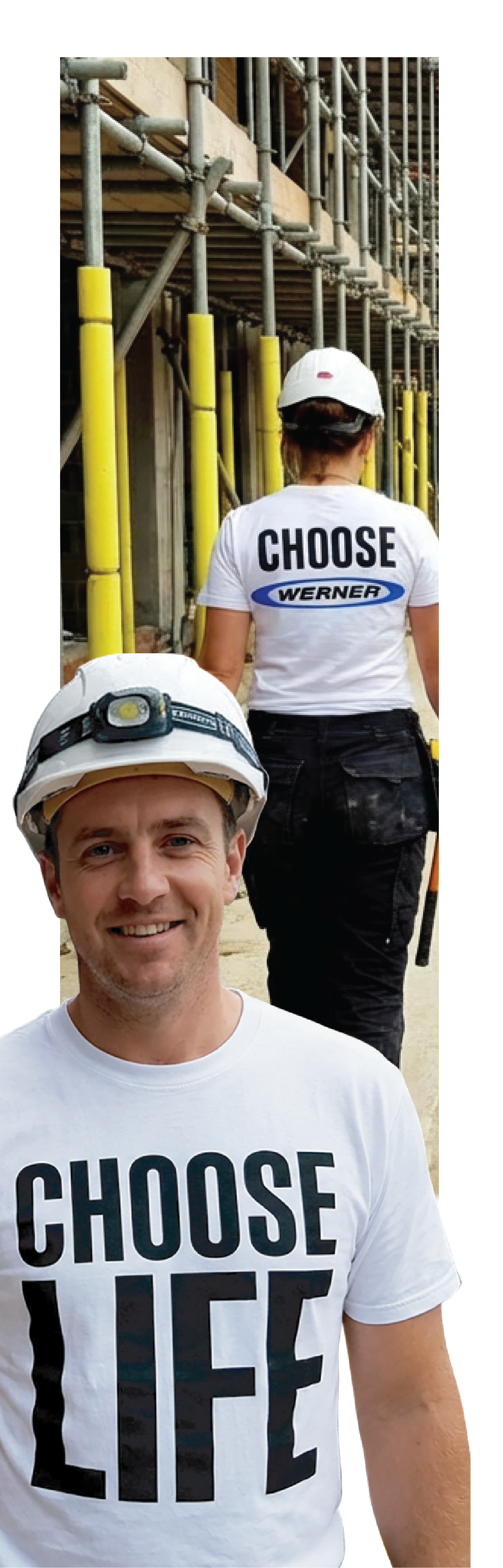Werner Ladder Safety - Choose Life. Choose Werner. T-shirt 