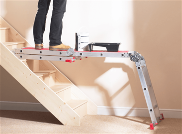 Ladders for Plasterers - Werner 12 in 1 Multi-purpose Ladder with Platform