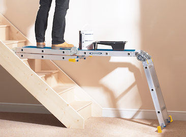 Ladders for Plasterers - Werner 12 in 1 Multi-purpose Ladder with Platform