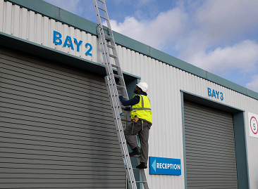 Werner Extension Ladder - Window
