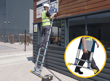 Werner Soft Close Telescopic Extension Ladder