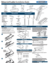 Werner Deluxe Loft Ladder Installation Instructions