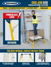 UK Werner SellSheet - Odd Job 600 Fibreglass Work Platform