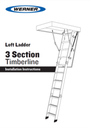 Werner UK Timber Complete Loft Access Kit Installation Instructions