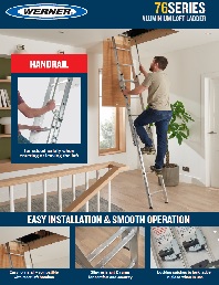 Werner UK Sellsheet - 76 Series Aluminium Loft Ladder