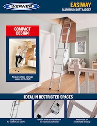 Werner UK Sellsheet - Easiway Aluminium Loft Ladder