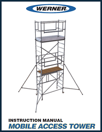 Werner 303series Aluminium Mobile Access Tower Instruction Manual